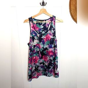 Twenty-One Women's Floral Tank - L